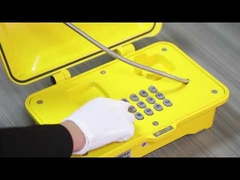 SOS Endüstriyel Hava Koşullarına Dayanıklı Telefon Dış Mekan Tam Tuş Takımı ile OEM'de