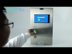 Multimedia Video IP Phone Emergency Call Video Intercom Stainless Steel Body