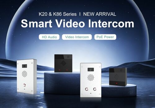 Son şirket blogları hakkında Yeni Ürün Başlatılıyor K20 ve K86 IP Video İletişim Telefonları Resmi Olarak Sergilendi