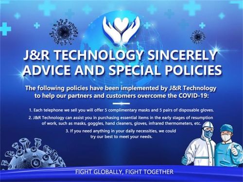 Şirketle ilgili en son haberler J&R Technology Küresel Salgın Kapsamında Saygılarımızla Tavsiye ve Özel Politikalar