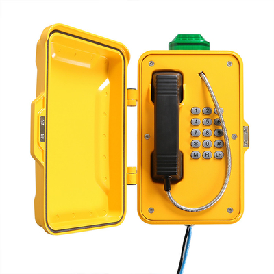 İyi bir fiyat. Alarm Işığı ile Alüminyum Alaşımlı IP67 Suya Dayanıklı Tünel Telefon çevrimiçi