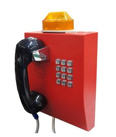 İyi bir fiyat. IP65 Yanıp Sönen Lambalı Hava koşullarına Dayanıklı Telefon, Anti Vandal Tünel Telefon çevrimiçi