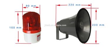 IP67 Waterproof Industrial VoIP Tunnel Telephones With Horn And Beacon