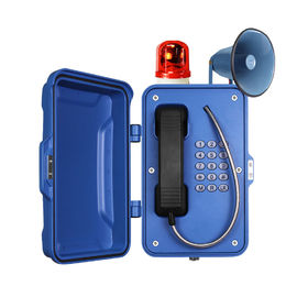 IP67 Waterproof Industrial VoIP Tunnel Telephones With Horn And Beacon