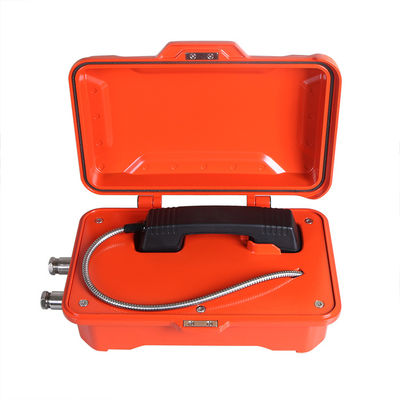10W 85dbA IP67 SS cord Fire Fighter Telephone With Lights