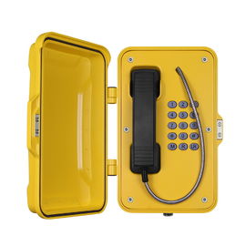 Neme Dayanıklı Ses Üzerinden IP Telefon Duvar / Sütun Montajlı Ağır Hizmet Endüstrisi için