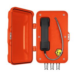 Otomatik Arama Analog Patlama Korumalı Telefon, Alüminyum Alaşımlı Malzeme Kılıflı