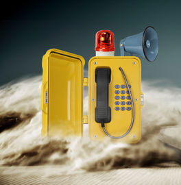 İyi bir fiyat. Gürültülü Endüstri İçin Uyarı Lambası ile Yüksek Hoparlör Toz Korumalı Su geçirmez Telefon çevrimiçi