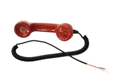 İyi bir fiyat. Anti Destructive PC / ABS Malzeme Kırmızı Telefon Ahize Telefon Hattı çevrimiçi