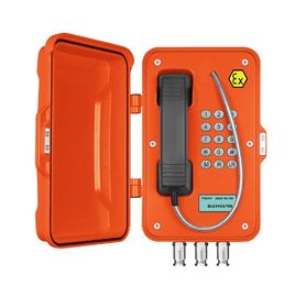 Tehlikeli Alanlar İçin LCD Ekranlı Hava Koşullarına Dayanıklı Analog Anti Patlama Telefon