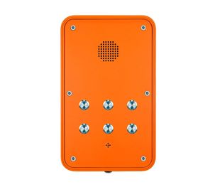 Hızlı Arama Düğmeli Darbelere Dayanıklı Eller Serbest Endüstriyel VoIP Telefon