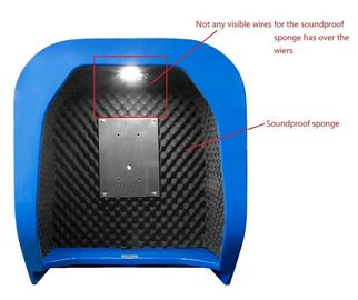 İyi bir fiyat. LED Işık Fit Gürültülü Yerleri ile Renkli Toz Geçirmez Akustik Telefon Kulübesi çevrimiçi