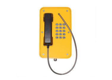 İyi bir fiyat. Sarı Renk ile Line Powered Ağır Telefon Vandal Proof Kauçuk Tuş Takımı çevrimiçi