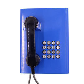 İyi bir fiyat. Sağlam Soğuk - Tam Çelik Vandal Dayanıklı Telefon Mavi Renk - Haddelenmiş Çelik Gövde çevrimiçi