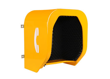 İyi bir fiyat. Ses geçirmez Telefon Akustik Telefon Hood Duvara Monte Fiberglas Takviyeli Polyester Malzeme çevrimiçi