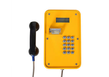 İyi bir fiyat. Standart Tuş Takımı Dış Mekan Endüstriyel Telefon, LED Ekranlı IP67 VOIP / SIP Telefon çevrimiçi
