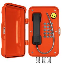 Sesli İletişim İçin Döküm Alüminyum Patlamaya Dayanıklı VoIP Telefon IP66-IP67