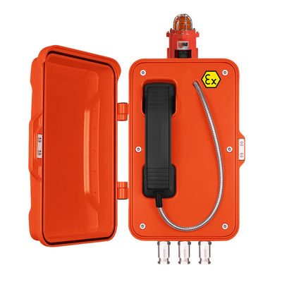 İyi bir fiyat. 10W 85dbA IP67 SS kablosu Işıklı İtfaiyeci Telefonu çevrimiçi