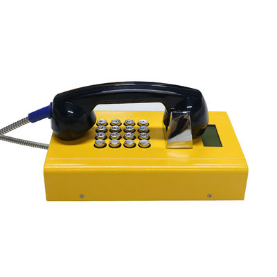 İyi bir fiyat. Ahize ile Tam Tuş Takımı Paslanmaz Çelik Sağlam Hapis Telefonu SIP GSM çevrimiçi