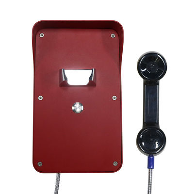 Spiral Kordon Hızlı Arama Vandalizme Dayanıklı Telefon IP54 SS İletişim İçin