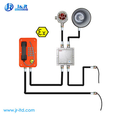 İyi bir fiyat. Ateş hattı ATEX Yayın Telefonları EX Horn Flasher ile IP67 Analog çevrimiçi