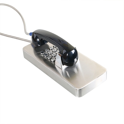 İyi bir fiyat. Dokunsal Tuş Takımı Saldırılara Karşı Dirençli Telefon GSM Metalik IP Hapis IP55 çevrimiçi