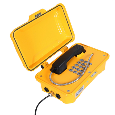 İyi bir fiyat. 75-90db Endüstriyel Hava Koşullarına Dayanıklı Telefon SIP2.0 IP67 Alüminyum Alaşımlı çevrimiçi
