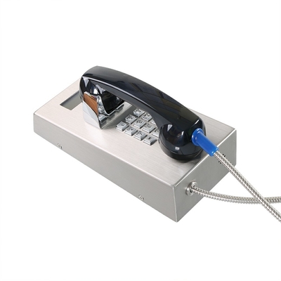 Ses Kontrolü Vandalizme Dirençli Telefon SIP2.0 PoE Dijital LCD Hapishane Telefonu